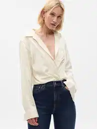 Satin Shirt - Women