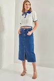 Vintage denim krila na znižanju image