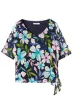 Modra Bluze s Kratkimi Rokavi za dame image
