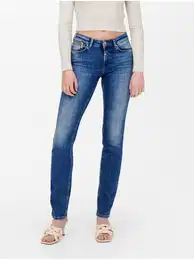 Blue women's slim fit jeans Eva - Women