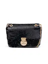 Black women's sequin handbag - Women