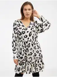 Black and white women's patterned dress Harlem - Women