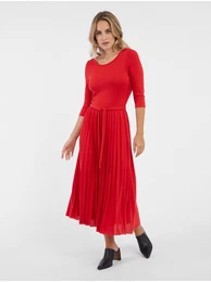 Red Women's Maxi Dress - Women's