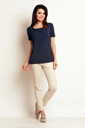 Woman's Blouse M100 Navy Blue