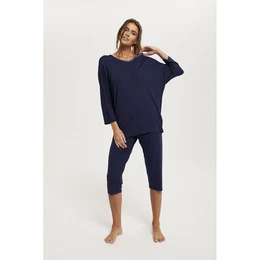 Dmsk pyamo Song, 3/4 rukv, 3/4 nohavice - tmav modr