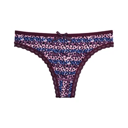 Women's thong multicolor