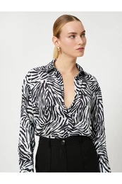 Women's Leopard Patterned Shirt