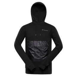 Men's cotton sweatshirt BORD black