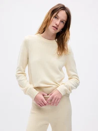 Knitted sweater with pattern - Women