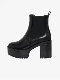 Black Women's Heeled Ankle Boots Tasha - Women's