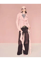 Extra Wide Leg Jeans High Waist Cotton Pocket - Bianca Jean Over Die