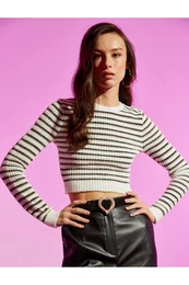 Rachel Araz X - Svetr z pletenho svetru s mkkou texturou
