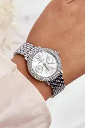Women's Watch Adorned with Zirconia GDM3028 Silver
