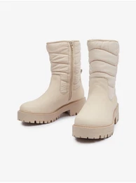 Beige Women's Winter Boots - Women's
