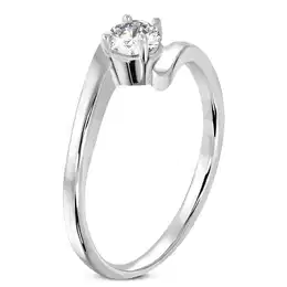 Zsnubn prstnek z chirurgick oceli double ring