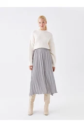 Elastic Waist, Comfortable Fit Women's Skirt