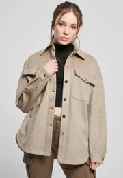Dmsk klasick overshirt lighttaupe