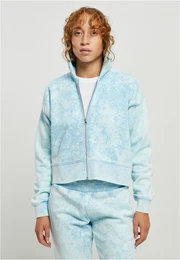 Dmsk krtk oversized runk na zip s kapuc balticblue