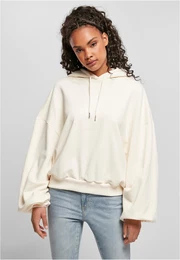 Dmsk organick oversized frot s kapuc whitesand