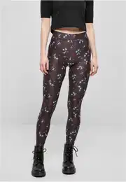 Women's soft leggings AOP blackfloret