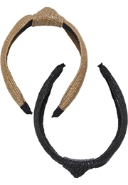 Braid Bast Headband 2-Pack ern/bov