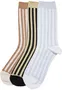 Bela, Rdeča Stripes Dokolenke za dame image