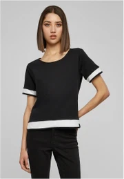 Women's T-shirt Terry Mesh blk/wht