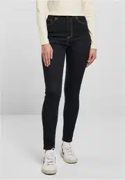 Women's Organic Skinny Jeans High Waist - Blue