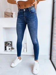 ACORN dmsk slim fit dnov kalhoty, tmav modr