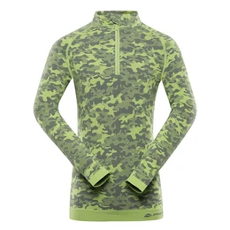 Children's functional underwear - T-shirt SEAMO lime green