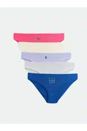 Printed Bikini Panties 5 Pack