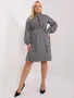 Roza Houndstooth Bluza Obleke za dame image
