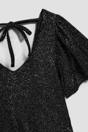 Blouse with puff sleeves