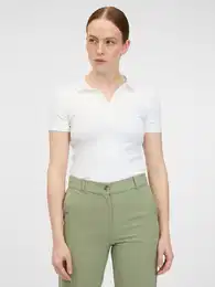 White women's polo shirt