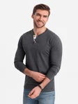 Herren-Poloshirt Ombre Grau/Khaki/Hellgrau