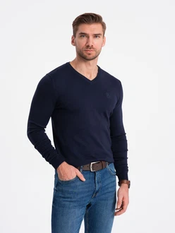 Ombre V-Ausschnitt-Pullover Ombre V-Ausschnitt-Pullover