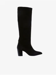 Black women's suede boots on heel Hgl Dress Up - Women's