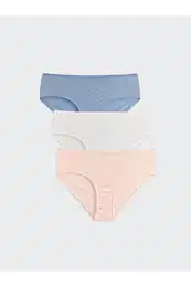 Patterned Hipster Panties 3 Pack