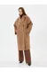 Koton Women's Beige Coat
