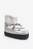 Srebrna Kovinski Superga za dame image