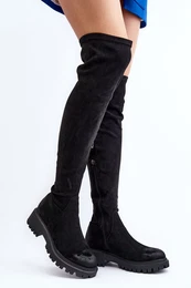 Women's flat heel over-the-knee boots La.Fi