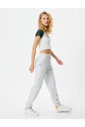 Jogger Teplky S Vznm V Pase Pohodln Stih Kapsa Bavlna