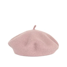 Woman's Beret cz22303-18 Grey Pink
