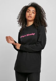 Ladies Magic Monday Slogan s dlouhm rukvem ern
