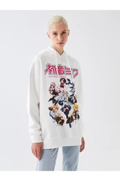 Hatsune Miku Printed Long sleeve Oversize Women's Hoodie