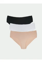 Plain Hipster Panties 3 Pack