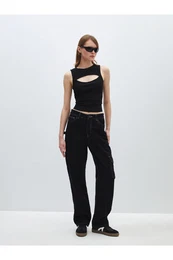 Straight Fit Women's Jean Trousers