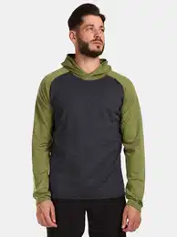 Men's merino wool sweater MOSEO-M Green