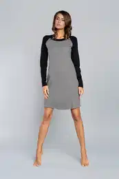 Sana Long Sleeve Shirt - melange-black/black