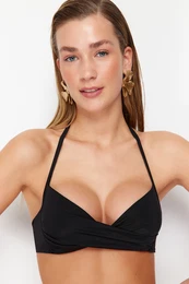 Black Bralette Push Up Bikini Top